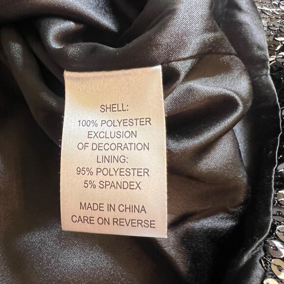 Christian Siriano Sequins Occasion Event NYE Bling Zip Jacket Party Medium - Picture 10 of 14